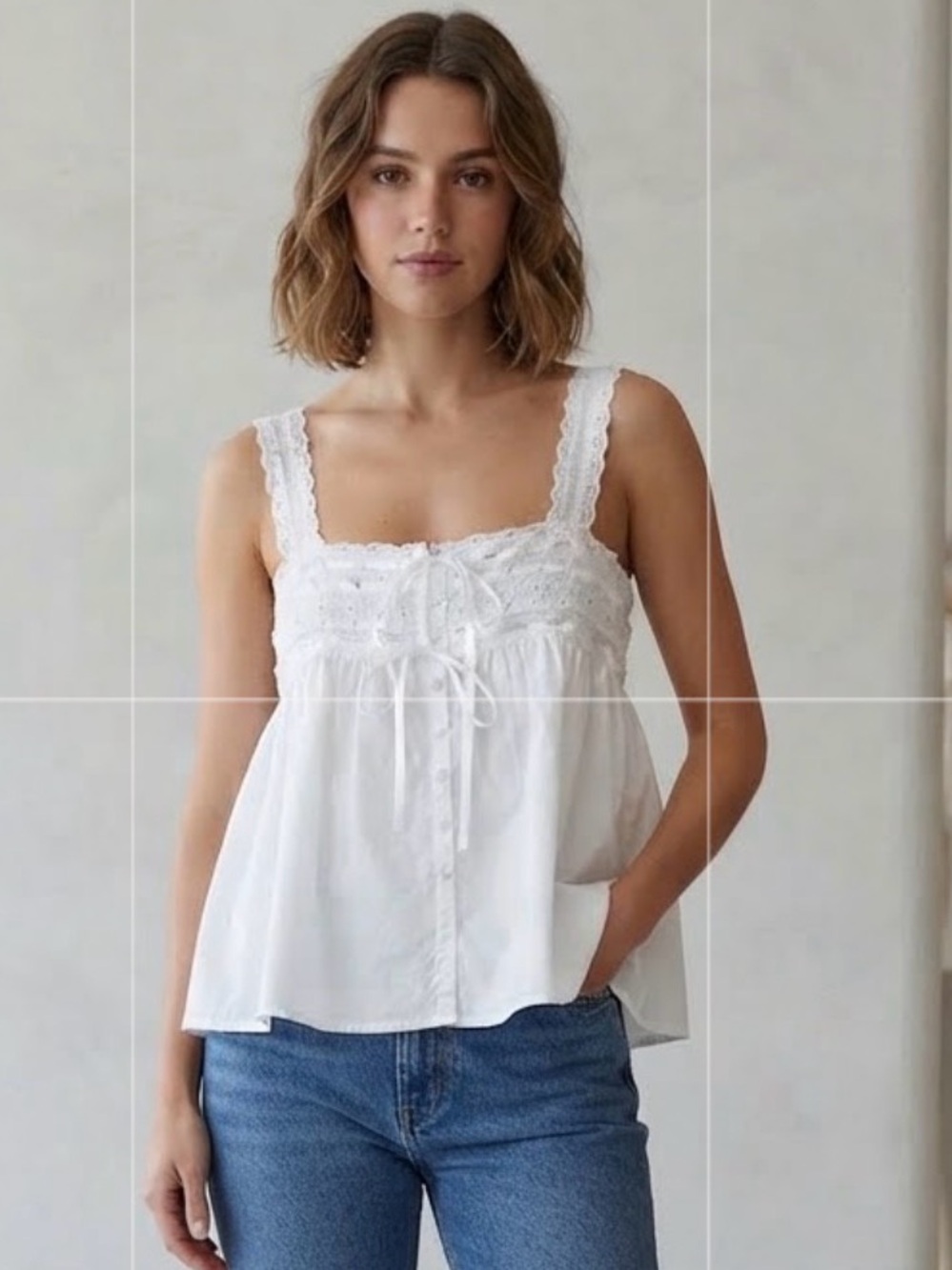 Muse Republic Clothing Embroidered Top